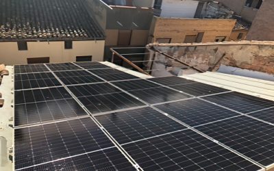 Trabajo de autoconsumo fotovoltaico 6 Kwp en vivienda unifamiliar con batería